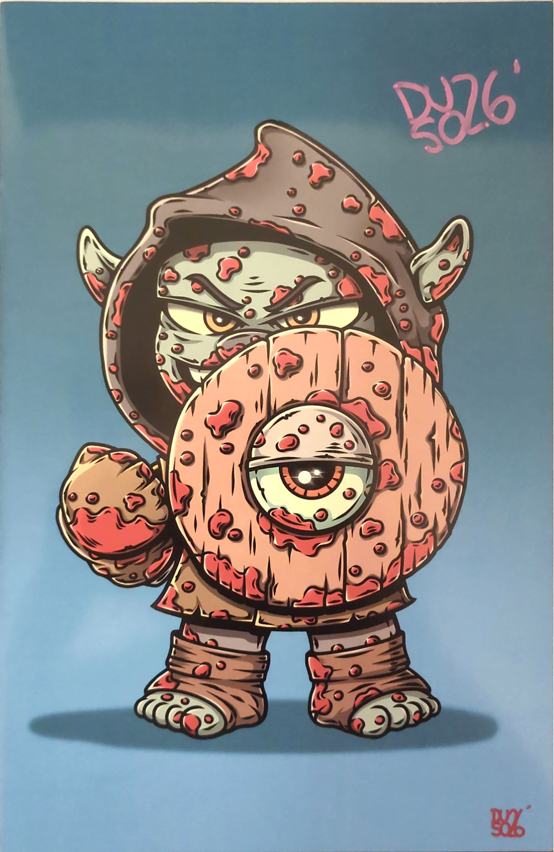 Signed Andy Duso. Artbook, W/COA, D'Orc Bloody