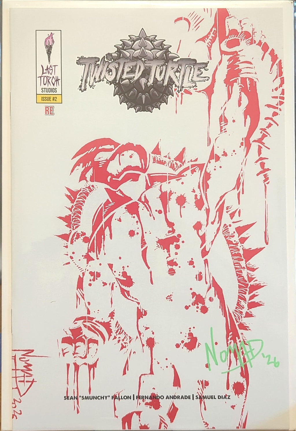 Damon Pelican - Twisted Turtle #2 - Predator Homage - Retailer Exclusive - Signed