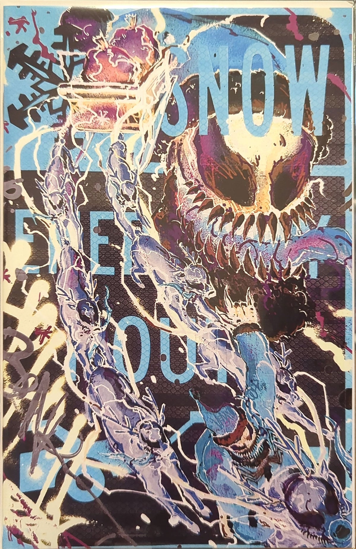 RZP - Artbook - Venom With Venomised Rudolph - Blue/Negative Variant