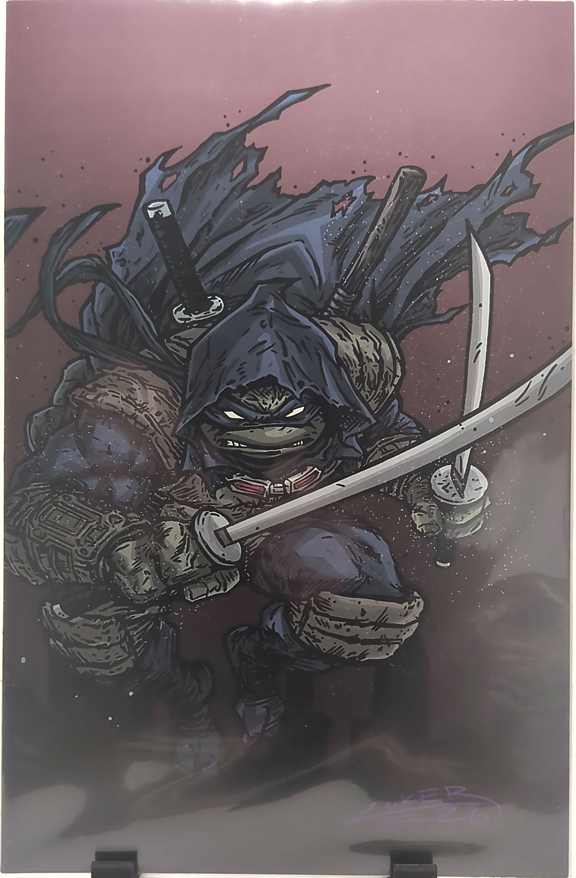Artbook by Wesley Coker - TMNT - Ronin - Dual Swords - Paper variant - LTD to 40