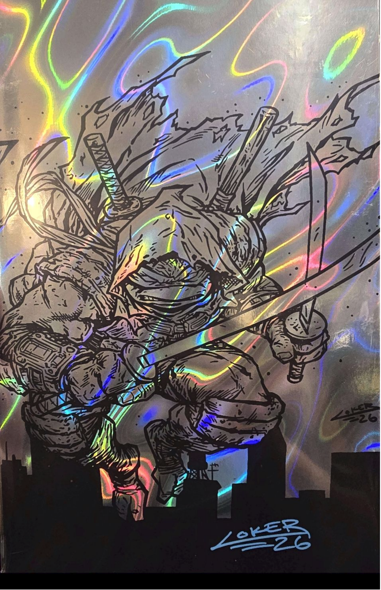 Artbook by Wesley Coker - TMNT - Ronin - Foil - LTD to 3
