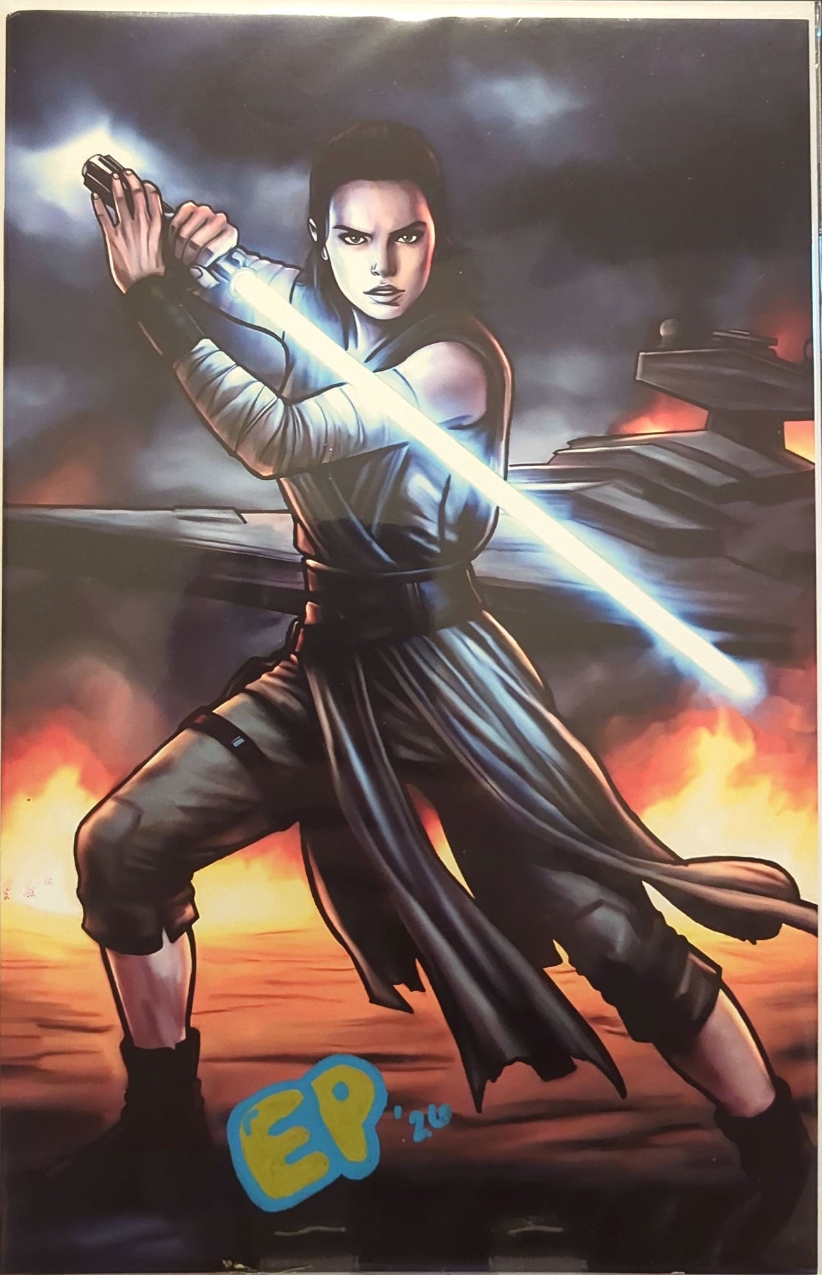 InsidetheminElle - Artbook - Star wars - Rey - Color Edition - Signed