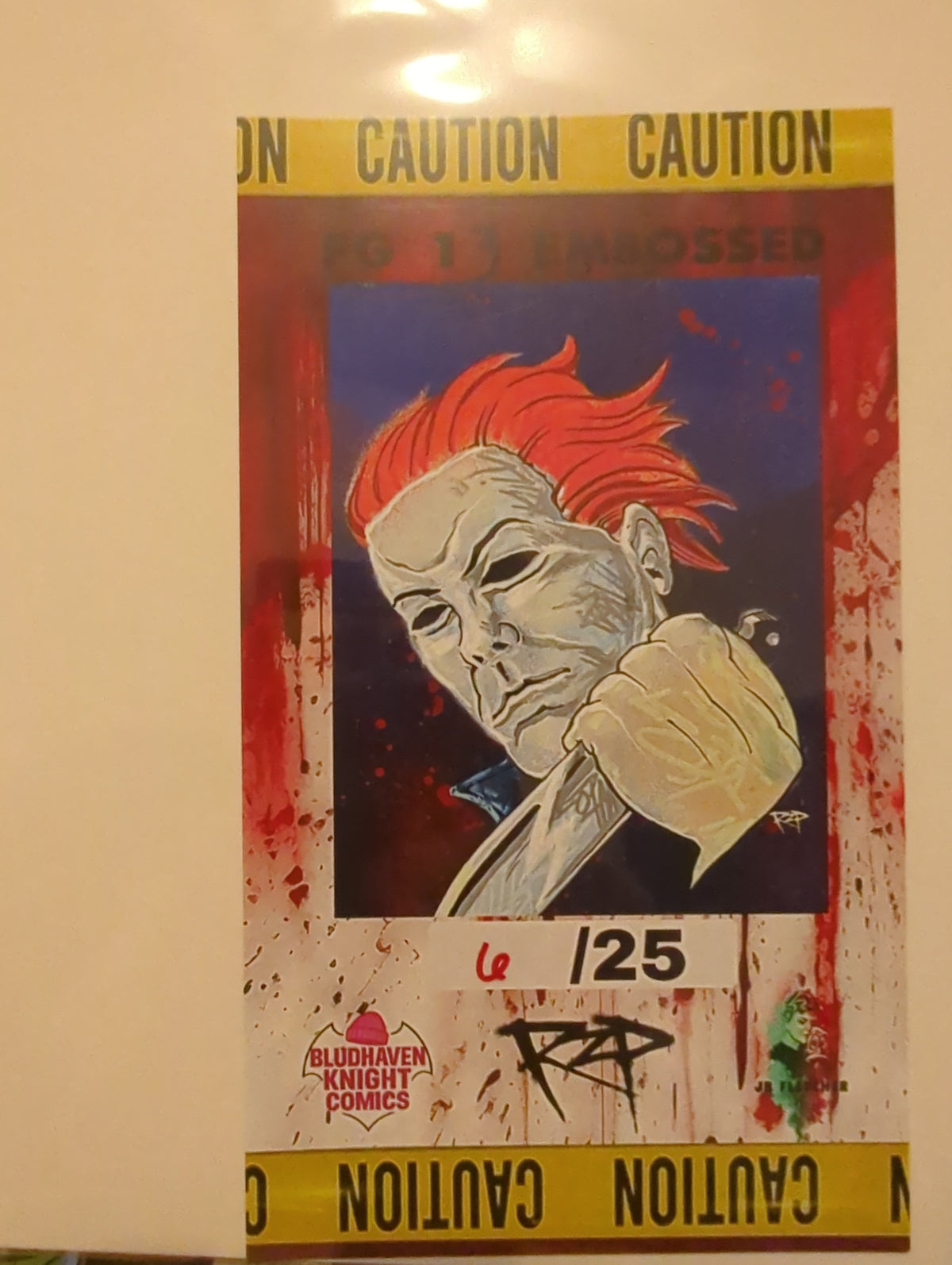 RZP - Artbook - Michael Meyers - Emboss Foil -  W/Card print - limited 6/25