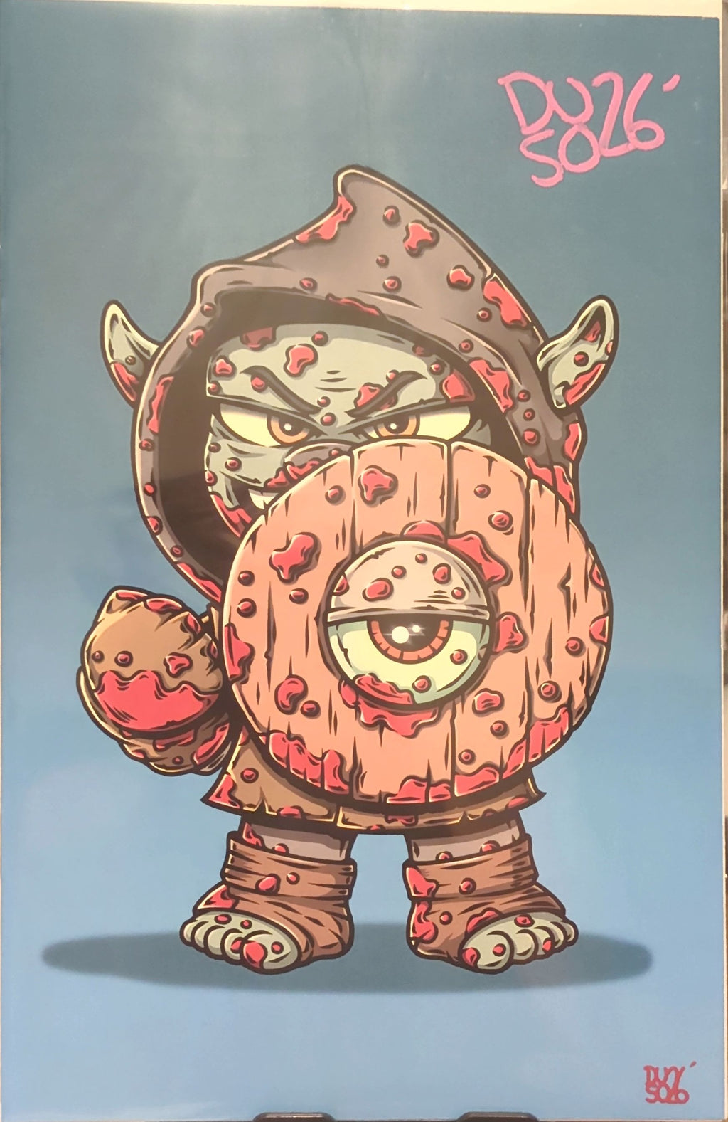 Andy Duso - Artbook - Bloody D'Orc - Sign (Blue) W/COA - Paper