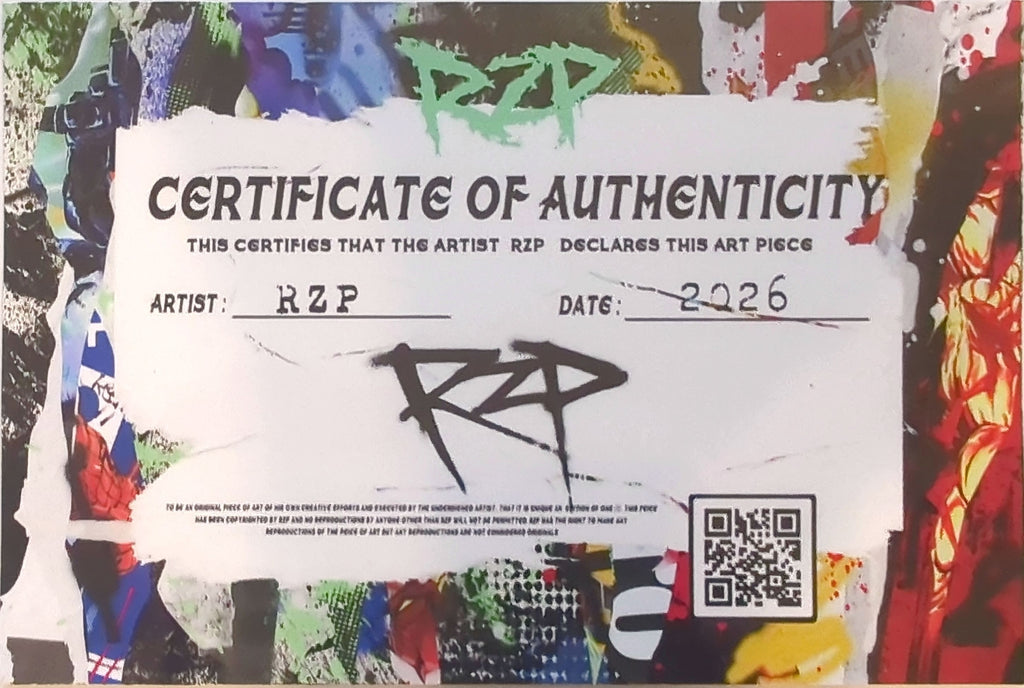 RZP - Violator Sketch on the Histoy making 300 Blank Cover - Signed W/COA